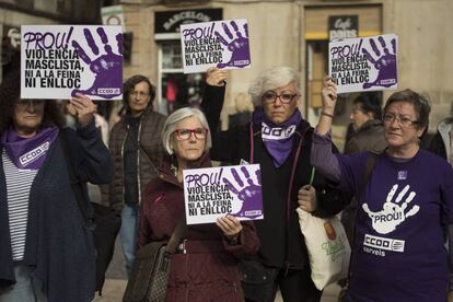 Minut de silenci a la pla&ccedil;a Sant Jaume.
 