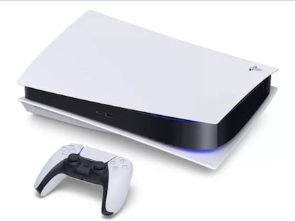 Imagen de la PlayStation 5 de Sony.