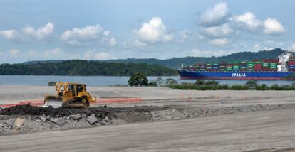 Obras de ampliación del canal de Panamá realizadas por Sacyr.