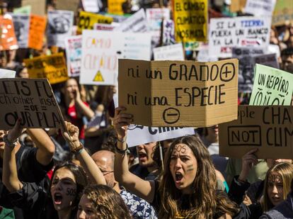 'Fridays for future' en Madrid.