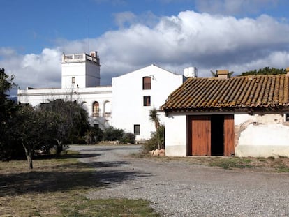 Aspecto del Mas-Miró, en Mont-roig del Camp.