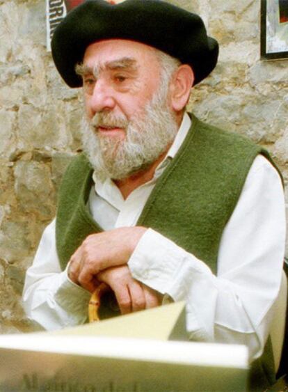 Pablo Antoñana, durante la presentación de uno de sus libros.