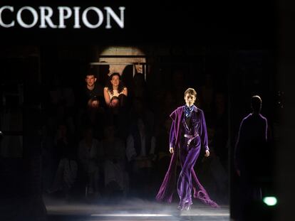 Desfile de la marca Escorpion que inaugura la primera jornada de 080 Barcelona Fashion.