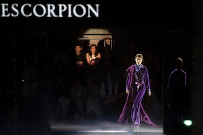 Desfile de la marca Escorpion que inaugura la primera jornada de 080 Barcelona Fashion.
