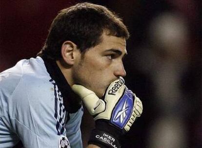 Casillas, durante el encuentro