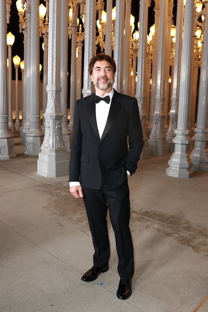 Javier Bardem tampoco faltó al evento para el que vistió un impecable esmoquin de Gucci.