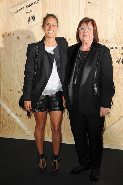 Isabel Marant junto a Margareta Van Den Bosch