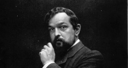 El compositor Claude Debussy.