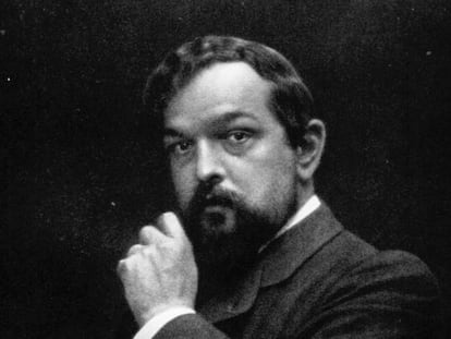 El compositor Claude Debussy.