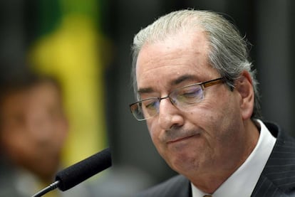 Cunha na sessão da Câmara desta quinta-feira.