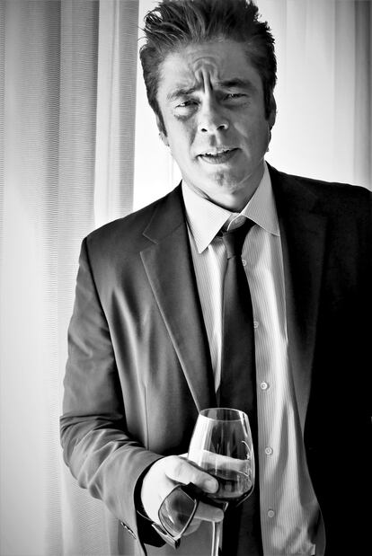 El actor Benicio del Toro, en 2015, fotografiado por Gérard-Philippe Mabillard en Los Ángeles (Estados Unidos).