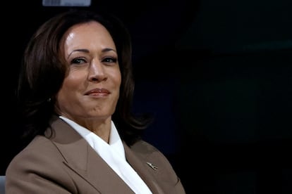 U.S. Vice President Kamala Harris attends the United Nations Climate Change Conference COP28, in Dubai, United Arab Emirates, December 2, 2023.