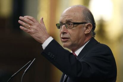 El ministro de Hacienda, Cristóbal Montoro.