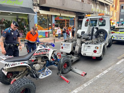 Siete heridos tras ser atropellados por un quad en el centro de Alcobendas