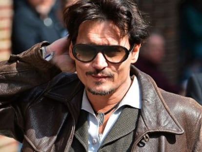 Johnny Depp, por las calles de Nueva York.