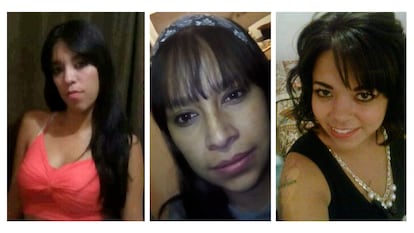 Viridiana, Milagros y Fabiola en fotos compartidas en redes sociales.