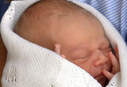 Jorge, el primer hijo de los duques de Cambridge.