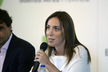 La gobernadora de la provincia de Buenos Aires, María Eugenia Vidal.