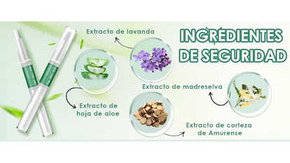 Compuesto por ingredientes naturales.