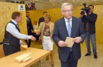 Jean-Claude Juncker, candidato del Partido Popular Europeo. 