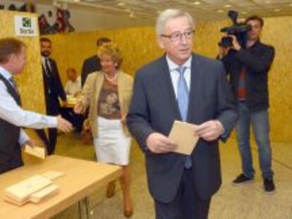 Jean-Claude Juncker, candidato del Partido Popular Europeo. 