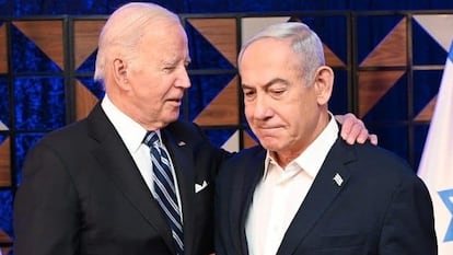 La catástrofe humanitaria en Gaza aleja a Biden aún más de Netanyahu | Internacional | EL PAÍS