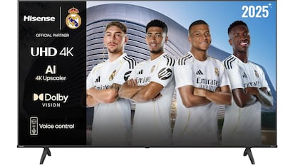 Vista del televisor Hisense de 43 pulgadas con descuento en Amazon.