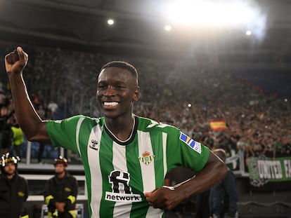 Luiz Henrique celebra su gol del triunfo ante la Roma.