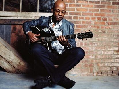 El guitarrista de Benin Lionel Loueke.