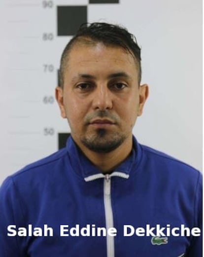 Salah Eddine Dekkiche, en busca y captura por un violento crimen en Oseira (A Coruña), en una imagen difundida por la Guardia Civil.