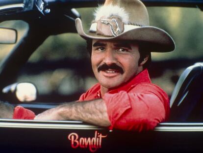 Burt Reynolds, a 'Los caraduras' el 1977.