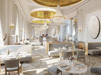 El restaurante Deessa, del chef Quique Dacosta, en el Hotel Mandarin Oriental Ritz de Madrid.