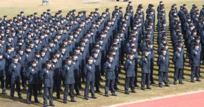 480 mujeres juran en Ávila su cargo como agentes del Cuerpo Nacional de Policía.