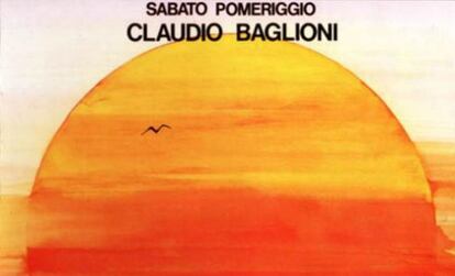 Portada de &#039;Sabato pomeriggio&#039;, de Claudio Baglioni.