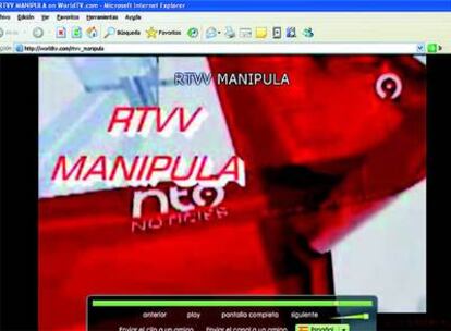 Imagen del vídeo de denuncia contra Canal 9 elaborado por los socialistas.