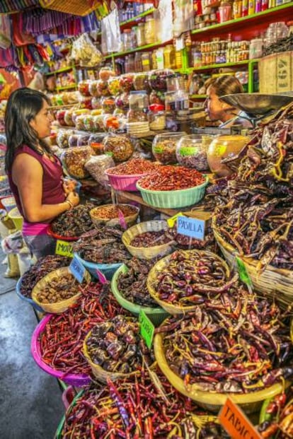 Mercado de Oaxaca (México).