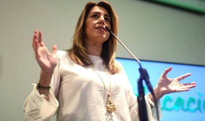 La presidenta de la Junta, Susana Díaz, en Córdoba.