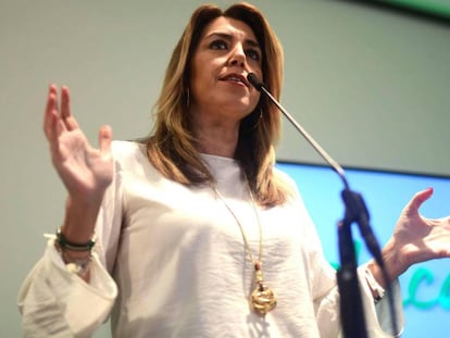 La presidenta de la Junta, Susana Díaz, en Córdoba.