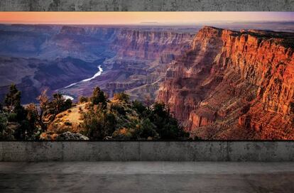 La TV de 292 pulgadas de Samsung luce espectacular.