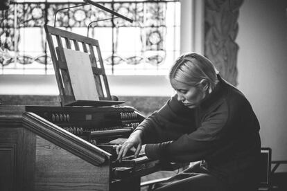 Retrato de la música sueca Ellen Arkbro.