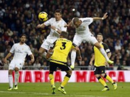Imagen del partido del Real Madrid contra el Sevilla
