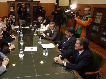 Reunión este lunes entre representantes del Tribunal Superior de Xustiza de Galicia y la Xunta.