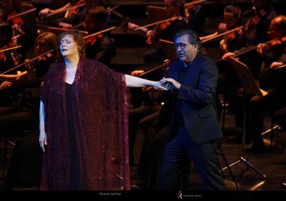 La soprano británica Catherine Foster, en 'Tristan e Isolda'.