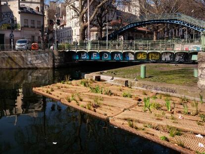 Plataformas del canal Saint Martin.