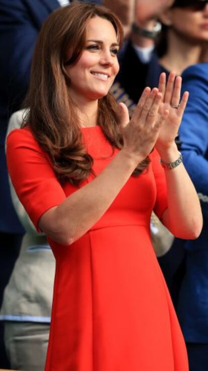 Kate Middleton, en Wimbledon.