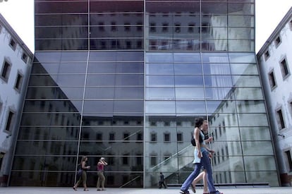 El CCCB desde el Pati de les Dones.