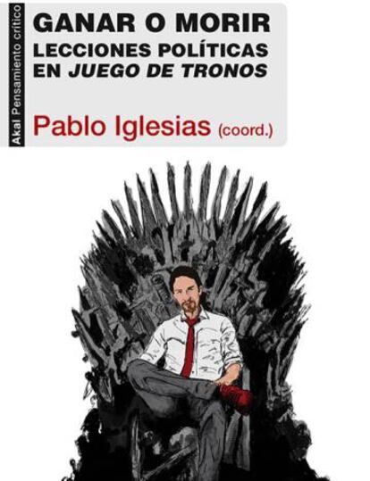 The cover of a book curated by Pablo Iglesias.