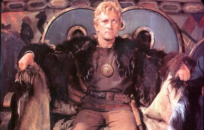 Kirk Doglas en "Los Vikingos"