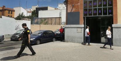 Una de las sedes de Google en Madrid durante el registro de Hacienda en junio de 2016