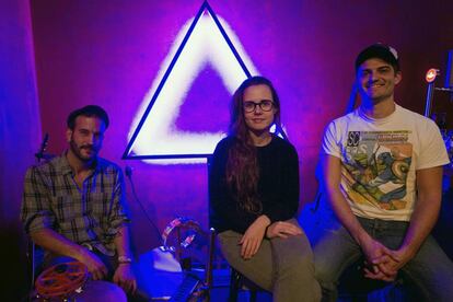 Els Catarres, Jan Riera, Roser Cuells i Èric Vergés dissabte a Razzmatazz.